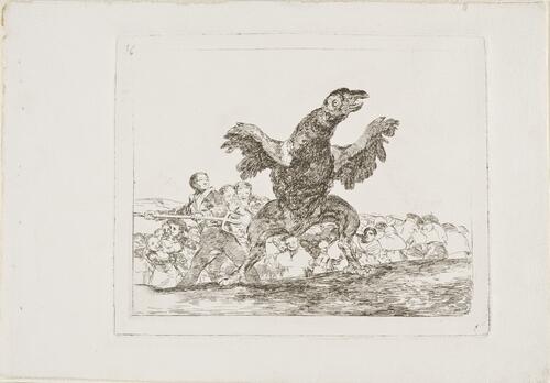 Desastres de la Guerra: The Carnivorous Vulture (El Buitre Carnívoro)