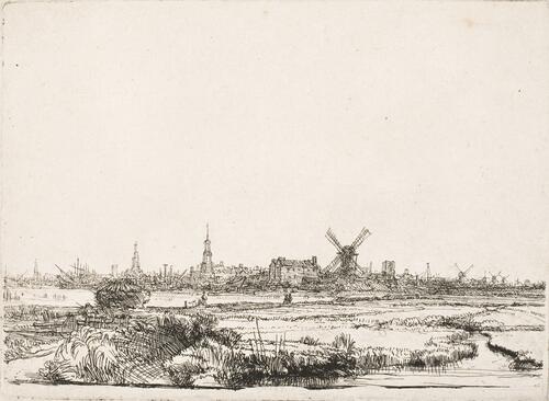 View of Amsterdam from the Northwest
