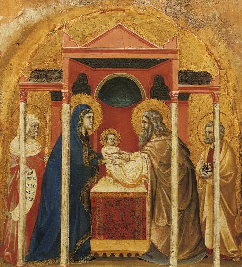 Coronation of the Virgin Altarpiece:  Circumcision