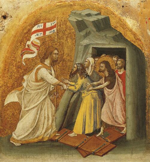 Coronation of the Virgin Altarpiece:  Descent into limbo