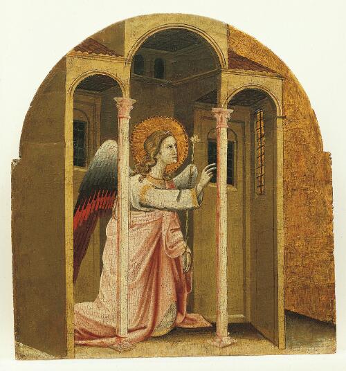 Coronation of the Virgin Altarpiece:  Angel of the Annunciation