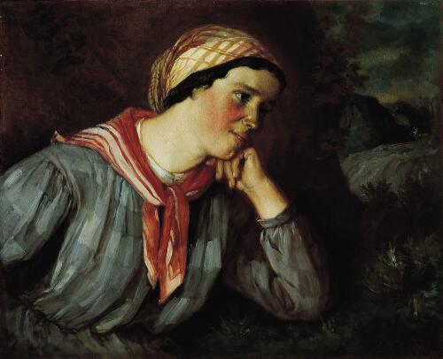 Peasant Girl with a Scarf