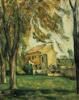 Cézanne, Paul - Farmhouse and Chestnut Trees at Jas de Bouffan