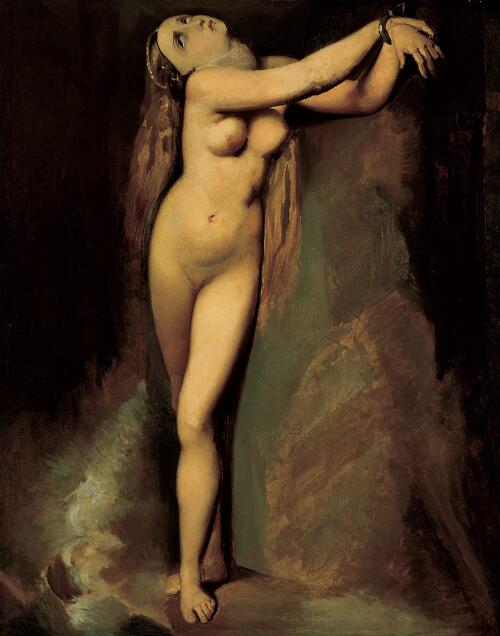Angelica at the Rock (After Ingres)