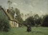 Corot, Jean-Baptiste Camille - Thatched Cottage in Normandy