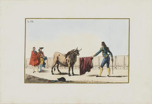 Collection of Principal Moves in a Bullfight: Presenting the Muleta to the Bull
